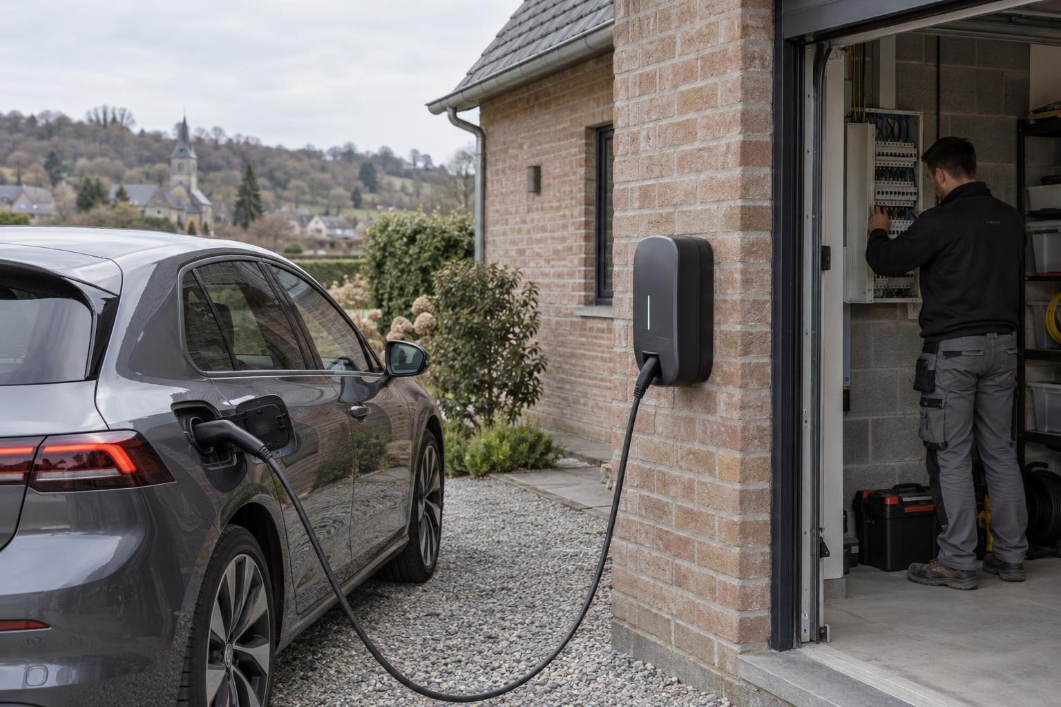 Borne de recharge à domicile en province de Namur : préparer l’installation